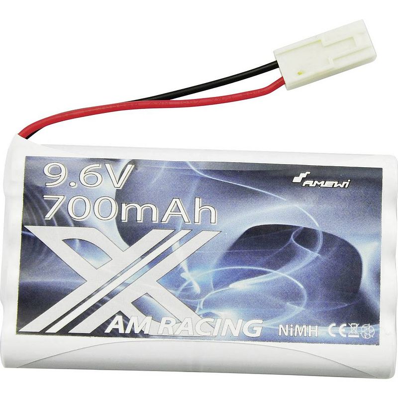 Foto van Amewi nimh accupack 9.6 v 700 mah aantal cellen: 8 stick mini-tamiya