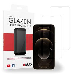 Foto van 2-pack bmax iphone 12 pro max screenprotector - glass - 2.5d