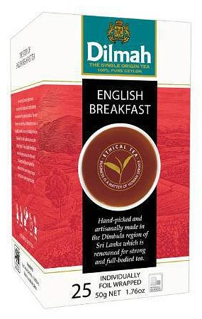 Foto van Dilmah english breakfast thee zakjes