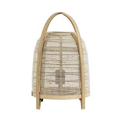 Foto van Light & living - tafellamp jacinto - 27x27x42cm - bruin