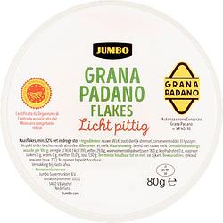 Foto van Jumbo grana padano flakes 80g