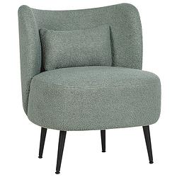 Foto van Beliani otsby - fauteuil-groen-bouclé