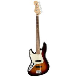 Foto van Fender player jazz bass lh 3-color sunburst pf