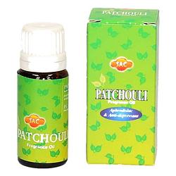 Foto van 2x stuks geurolie patchouli 10 ml flesje - geurolie