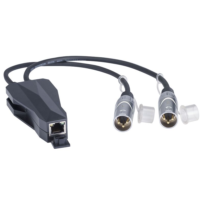 Foto van Audiophony convd2out dante converter rj45 - 2x mannelijke xlr 3-polig