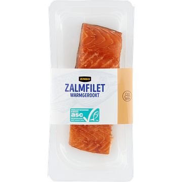 Foto van Jumbo zalmfilet warmgerookt 125g