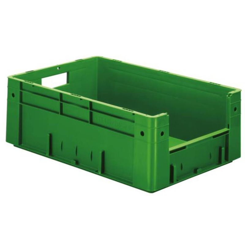 Foto van Vtk 600/210-4 stapelbak geschikt voor levensmiddelen (l x b x h) 600 x 400 x 210 mm groen 2 stuk(s)