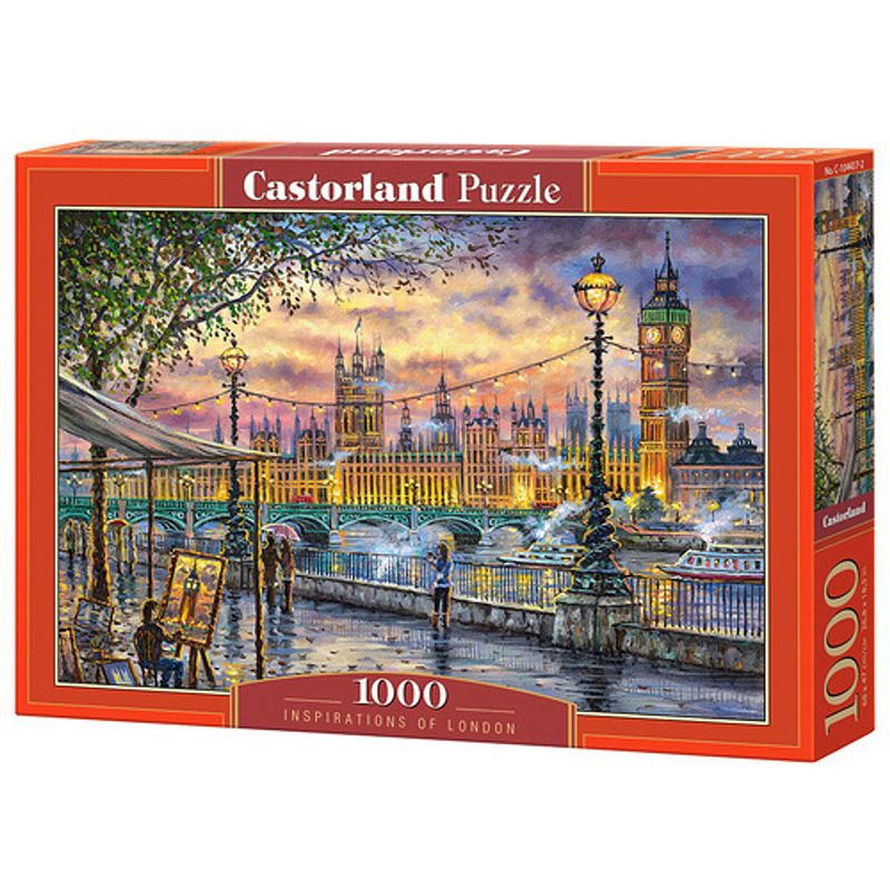 Foto van Castorland legpuzzel inspirations of london 68 cm 1000 stukjes