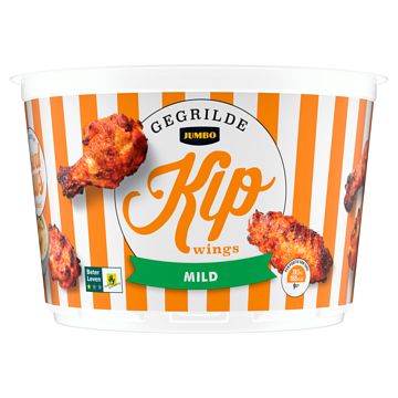 Foto van Jumbo gegrilde kip wings mild 600g