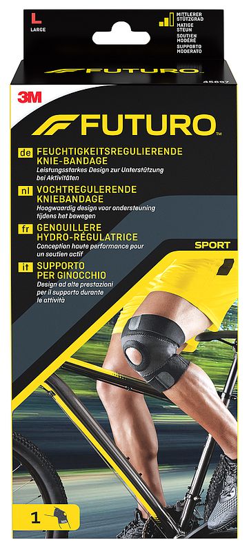 Foto van Futuro sport vochtregulerende kniebandage