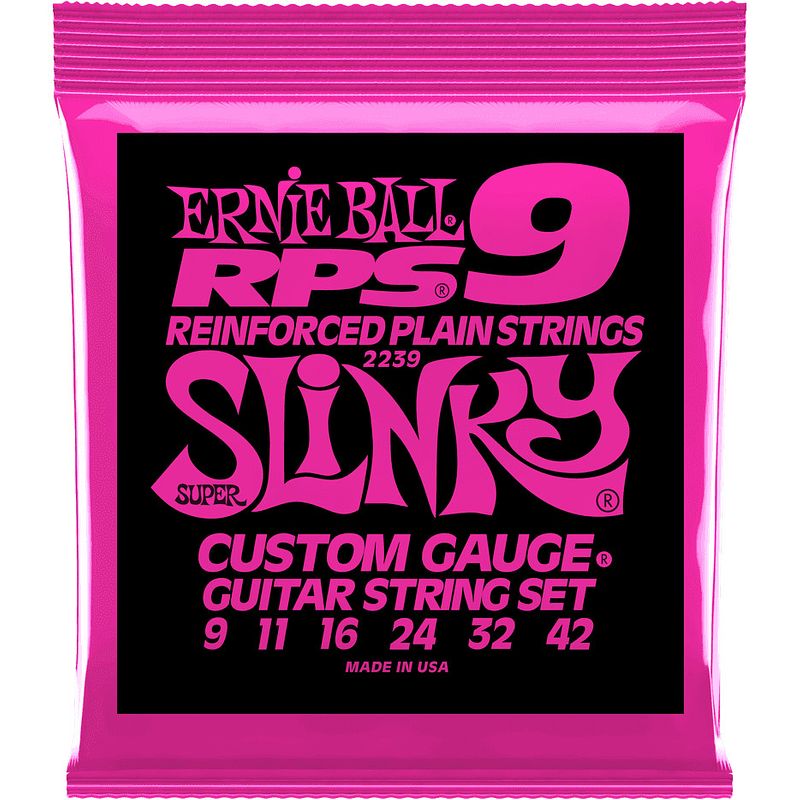 Foto van Ernie ball 2239 rps 9 super slinky snarenset