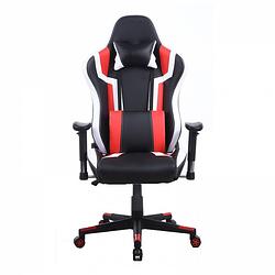 Foto van Gamestoel tornado bureaustoel - ergonomisch verstelbaar - racing gaming stoel - zwart rood