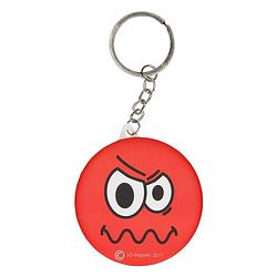 Foto van Lg-imports sleutelhanger emoji met spiegel rood 6 cm