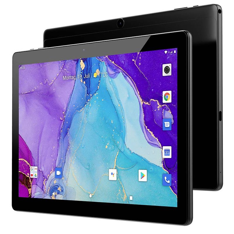 Foto van Odys lte/4g, umts/3g, wifi 64 gb zwart android tablet 25.7 cm (10.1 inch) 1.6 ghz android 11 1920 x 1200 pixel