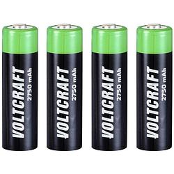 Foto van Voltcraft hr06 oplaadbare aa batterij (penlite) nimh 2750 mah 1.2 v 4 stuk(s)