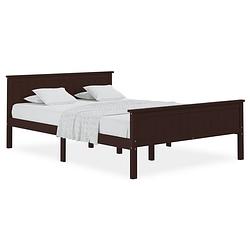 Foto van The living store bedframe - praktisch - bed - 208 x 148 x 77 cm - ken- hoogwaardig materiaal