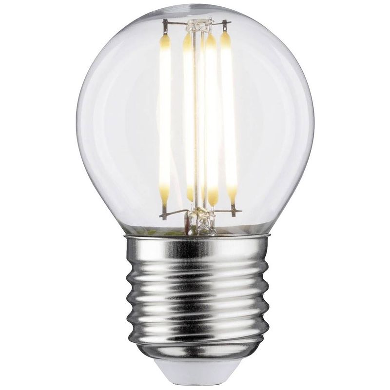 Foto van Paulmann 28692 led-lamp energielabel f (a - g) e27 4.8 w warmwit (ø x h) 45 mm x 72 mm 1 stuk(s)