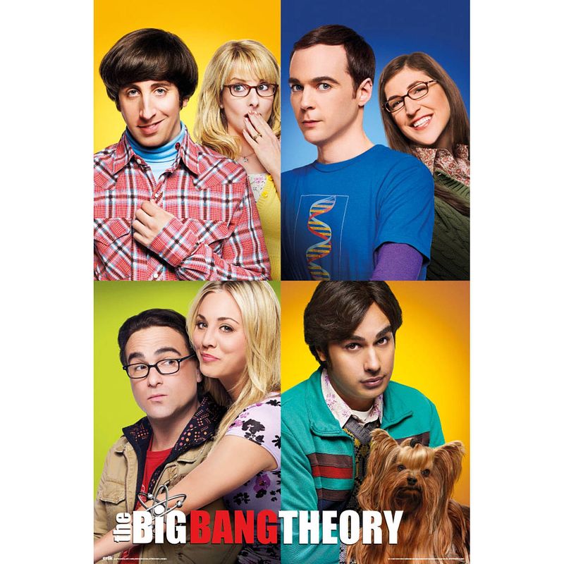 Foto van Grupo erik the big bang theory mosaico poster 61x91,5cm