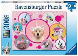 Foto van Schattige eenhoorn-honden (300 stukjes) - puzzel;puzzel (4005556132973)