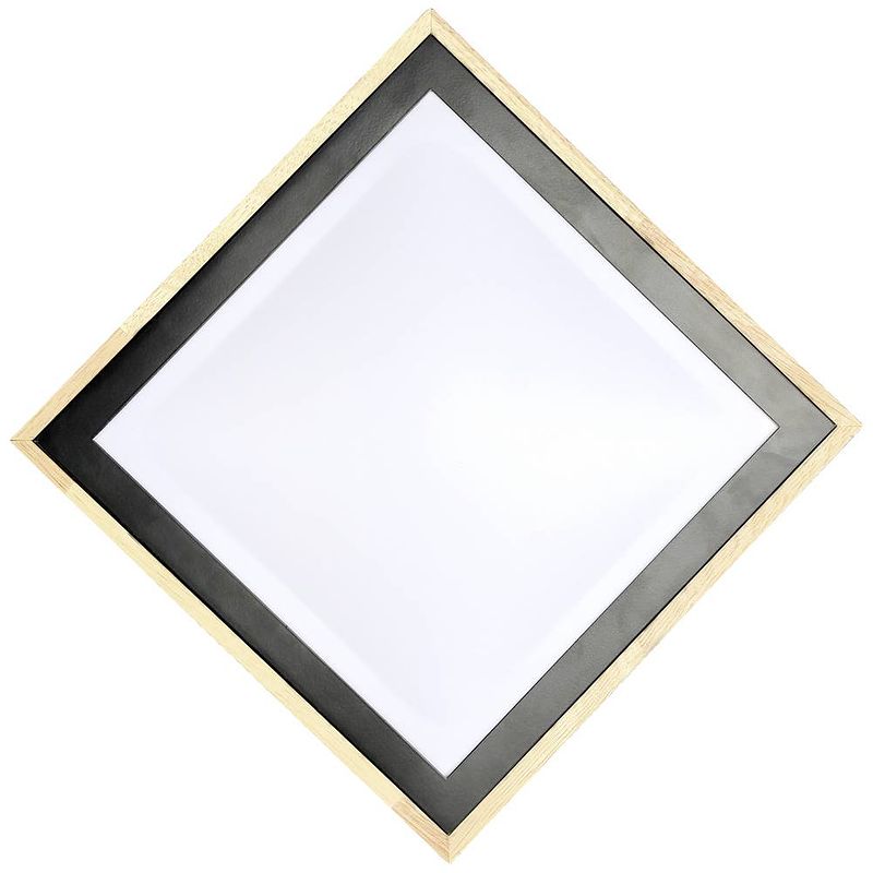 Foto van Eco-light 9080 s wo solstar led-plafondlamp led energielabel: f (a - g) 12 w hout, zwart, wijnrood