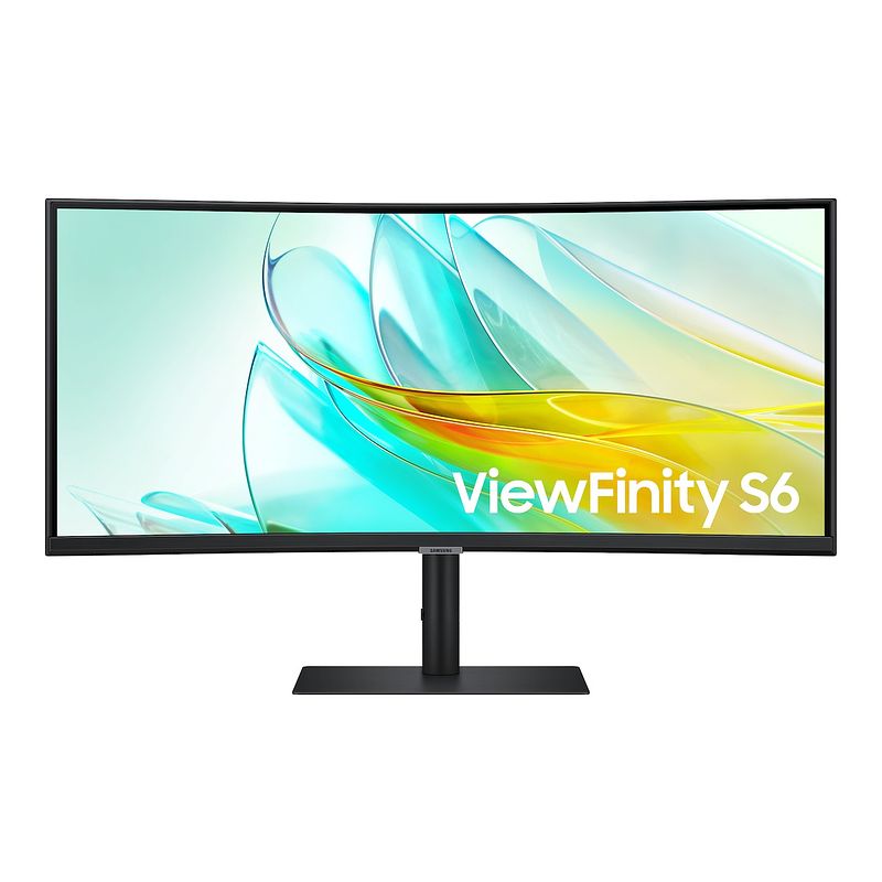 Foto van Samsung viewfinity s6 ls34c652uauxen monitor zwart