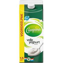 Foto van Campina volle yoghurt 1, 5l bij jumbo