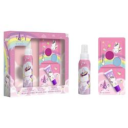 Foto van Eau my unicorn geschenkset - eau de toilette 100 ml, lipgloss & oogschaduw