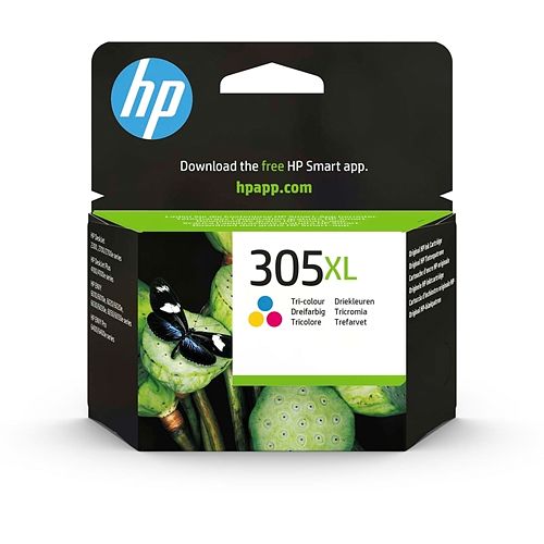 Foto van Hp cartridge 305 xl - instant ink (cyaan magenta geel)