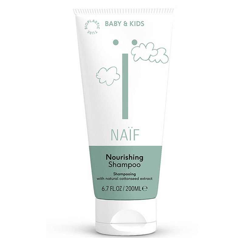 Foto van Naïf care - nourishing shampoo - 200 ml - met natuurlijke katoenzaad extract