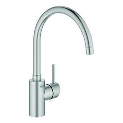 Foto van Grohe 32661dc3 grohe concetto zero steel - keukenkranen