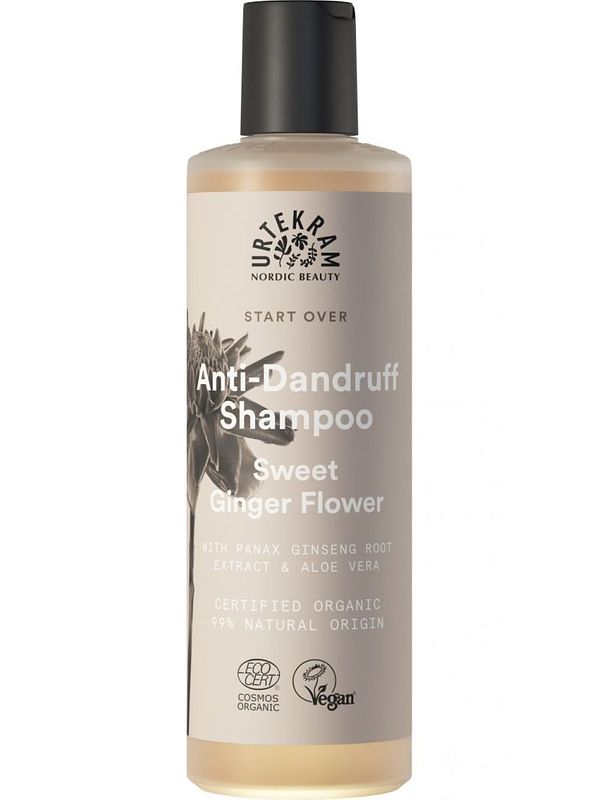 Foto van Urtekram sweet ginger flower anti-dandruff shampoo