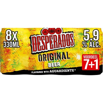 Foto van Desperados original blik 7+1 x 330ml bij jumbo