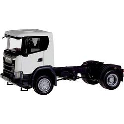 Foto van Herpa 309769 h0 vrachtwagen scania cg 17 4x4 trekker, wit