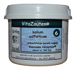 Foto van Vita reform van der snoek vita reform vitazouten nr. 6 kalium sulfuricum