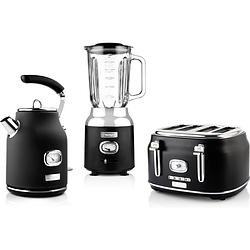 Foto van Westinghouse retro collections bundle - broodrooster, waterkoker, blender - liquorice black