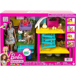 Foto van Barbie broed en verzamel kippenboerderij - speelfigurenset