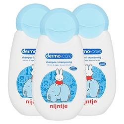 Foto van Dermo care - nijntje - shampoo - blauw - 3 x 200ml - voordeelpack