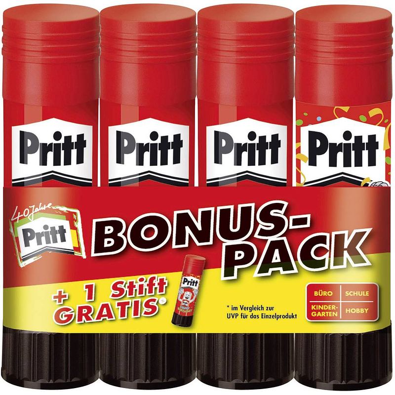 Foto van Pritt lijmstift 11 g pk4mp 4 stuk(s)