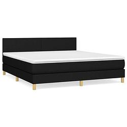 Foto van The living store boxspringbed - comfort - bed - 180x200 cm - pocketvering matras