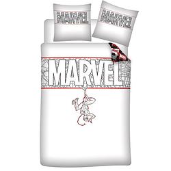 Foto van Marvel comics dekbedovertrek spiderman - eenpersoons - 140 x 200 cm - bio katoen