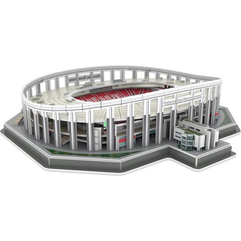 Foto van Nanostad 3d-puzzel stuttgart stadion grijs 117 stukjes