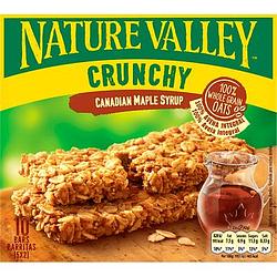 Foto van Nature valley crunchy canadian maple syrup 5 x 42g bij jumbo