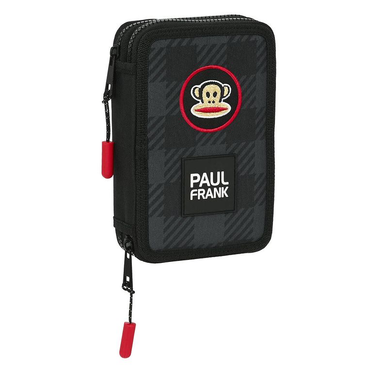 Foto van Schooletui met accessoires paul frank campers zwart (12.5 x 19.5 x 4 cm) (28 pcs)