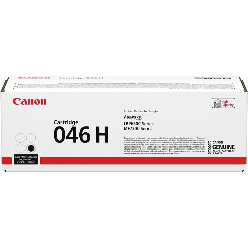 Foto van Canon toner 046 h, 6.300 pagina'ss, oem 1254c002, zwart