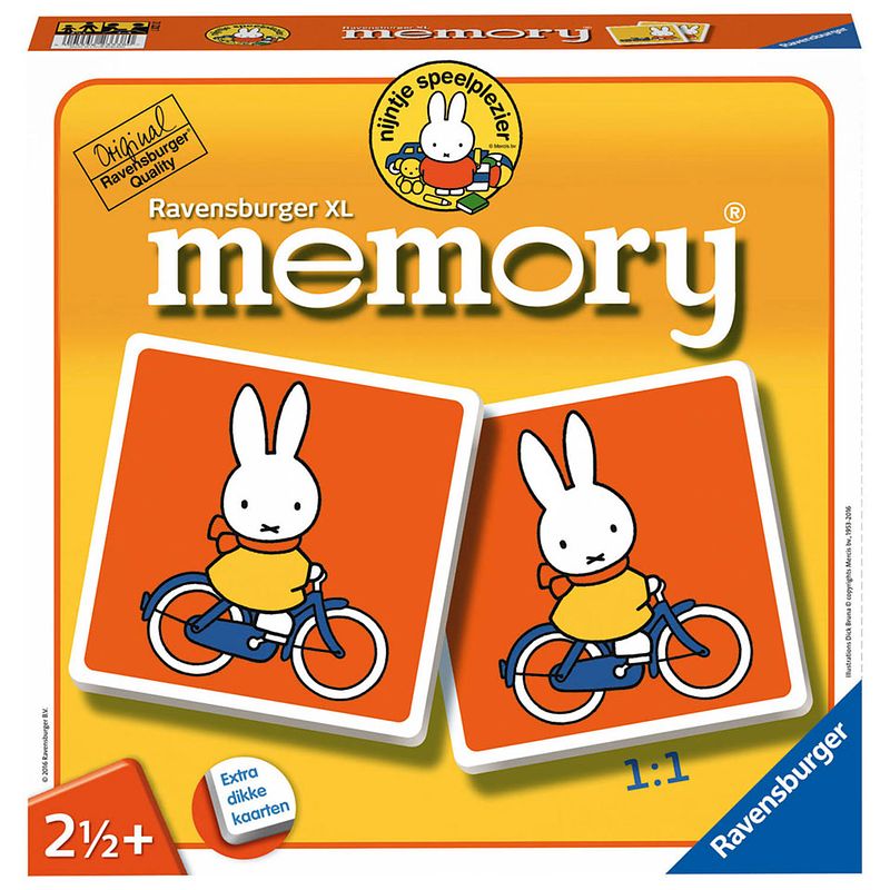 Foto van Ravensburger nijntje xl memory