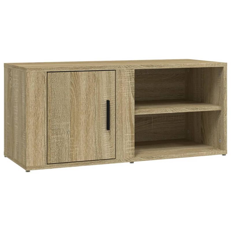 Foto van Vidaxl tv-meubel 80x31,5x36 cm bewerkt hout sonoma eikenkleurig