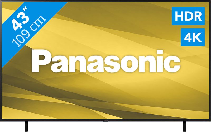 Foto van Panasonic tx-43lxw704 led-tv 108 cm 43 inch energielabel g (a - g) ci+*, smart tv, wifi, uhd zwart