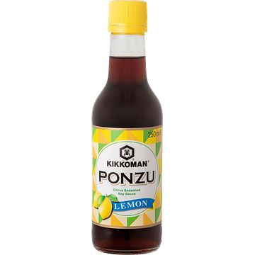 Foto van Kikkoman ponzu citrus seasoned soy sauce lemon 250ml bij jumbo