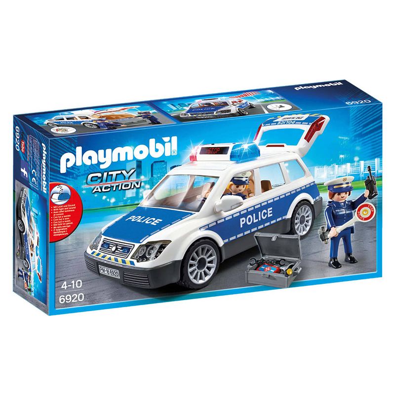 Foto van Playmobil city action politiepatrouille met licht en geluid 6920