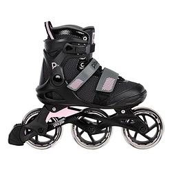 Foto van Playlife inlineskates fitness gt 110 polyester 80a zwart/roze mt 41